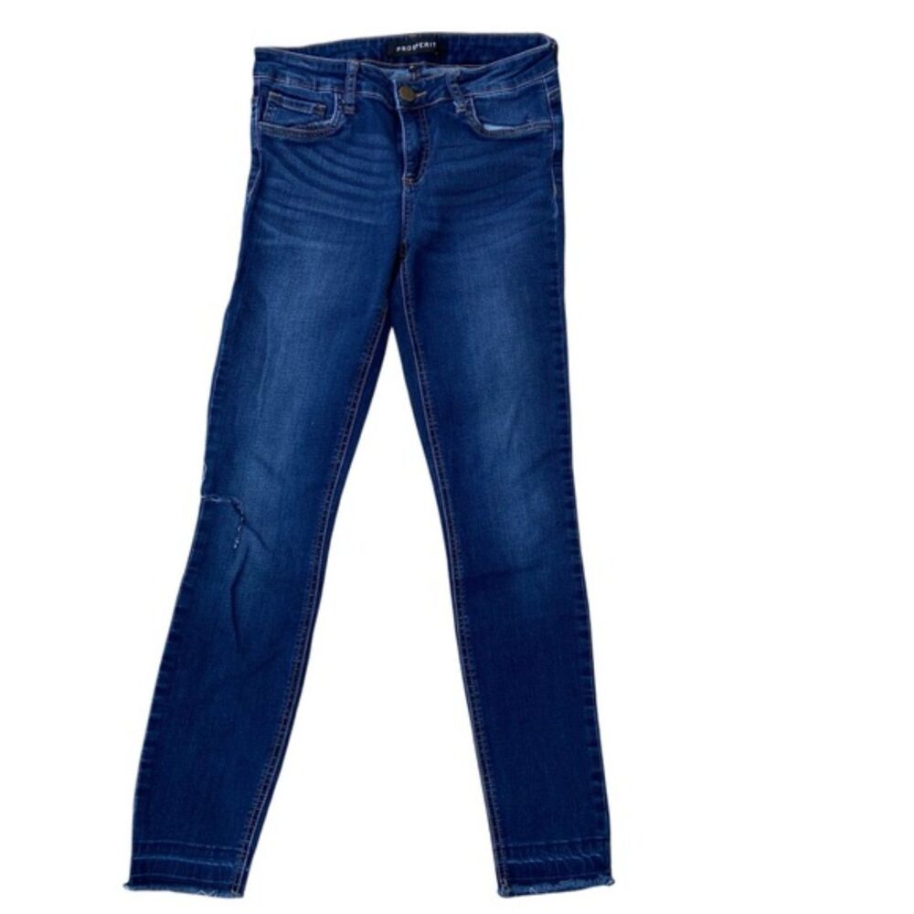 Prosperity Dark Wash Ankle Jeans Size 28